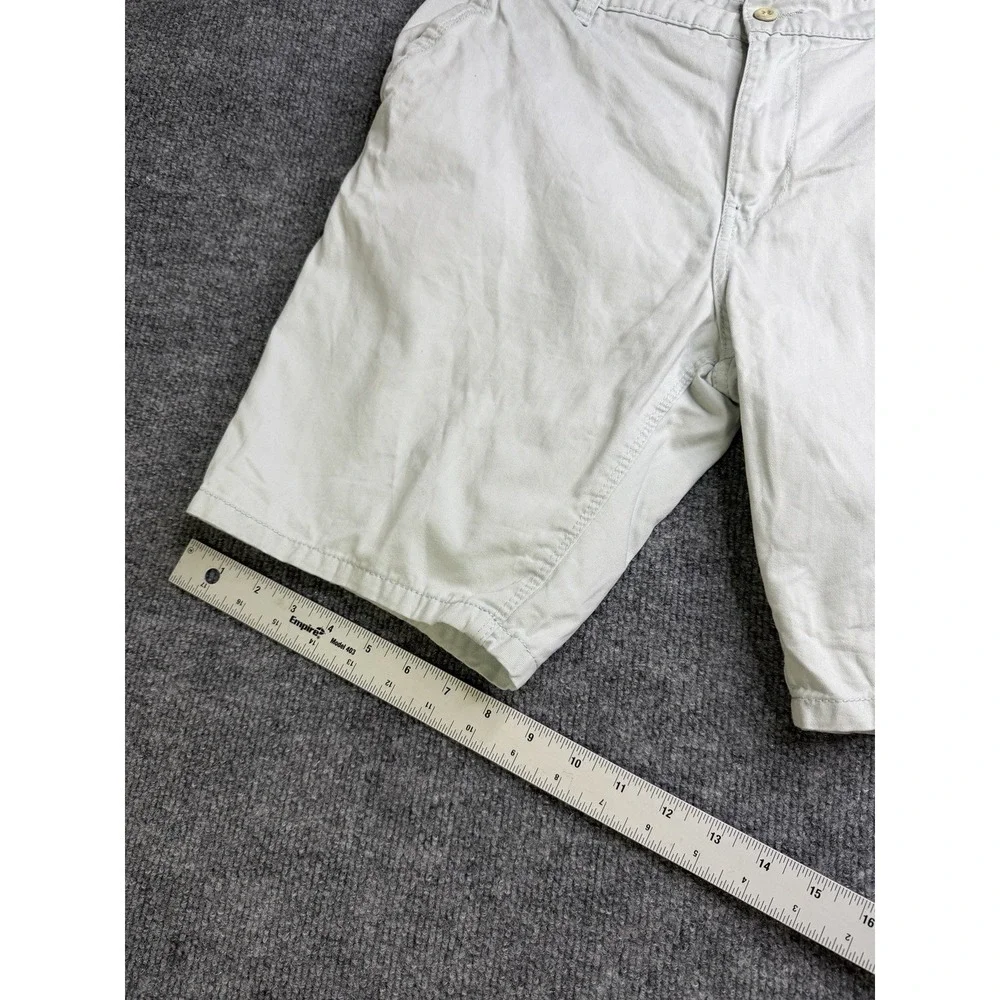 Quicksilver Flat Front Chino Shorts Men Straight Fit  100% Cotton Golf Casual 32